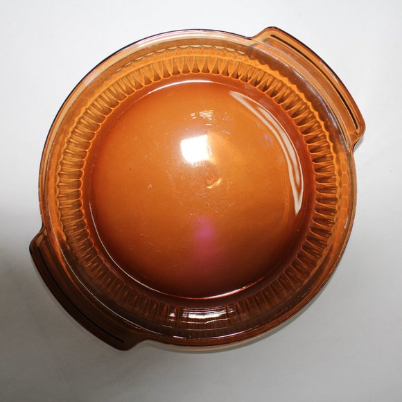 Anchor Hocking Brown USA Oven Proof 9 Inch Standard Pie Plate Holds .75 QT - Picture 9 of 11